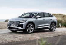 Audi Q4 Sportback e-tron, se destaca por su aguerrido diseño