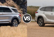 ¿ Cual es mejor SUV ? El Ford Explorer del 2023 o la Toyota Highlander del 2023