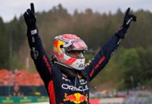 Verstappen se impone en Japón seguido del Checo Perez