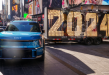 EE.UU. Kia entrega los números “2024” para la celebración del Año Nuevo en Times Square